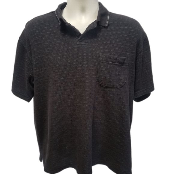 Men's Van Heusen St. John's Bay Set of 3 Blue Cream Polo Shirts Size Large Mens - Picture 2 of 7